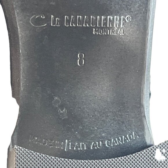 La Canadienne Women's Black Suede Ankle Booties Sz 8M - NWOB - Picture 9 of 11